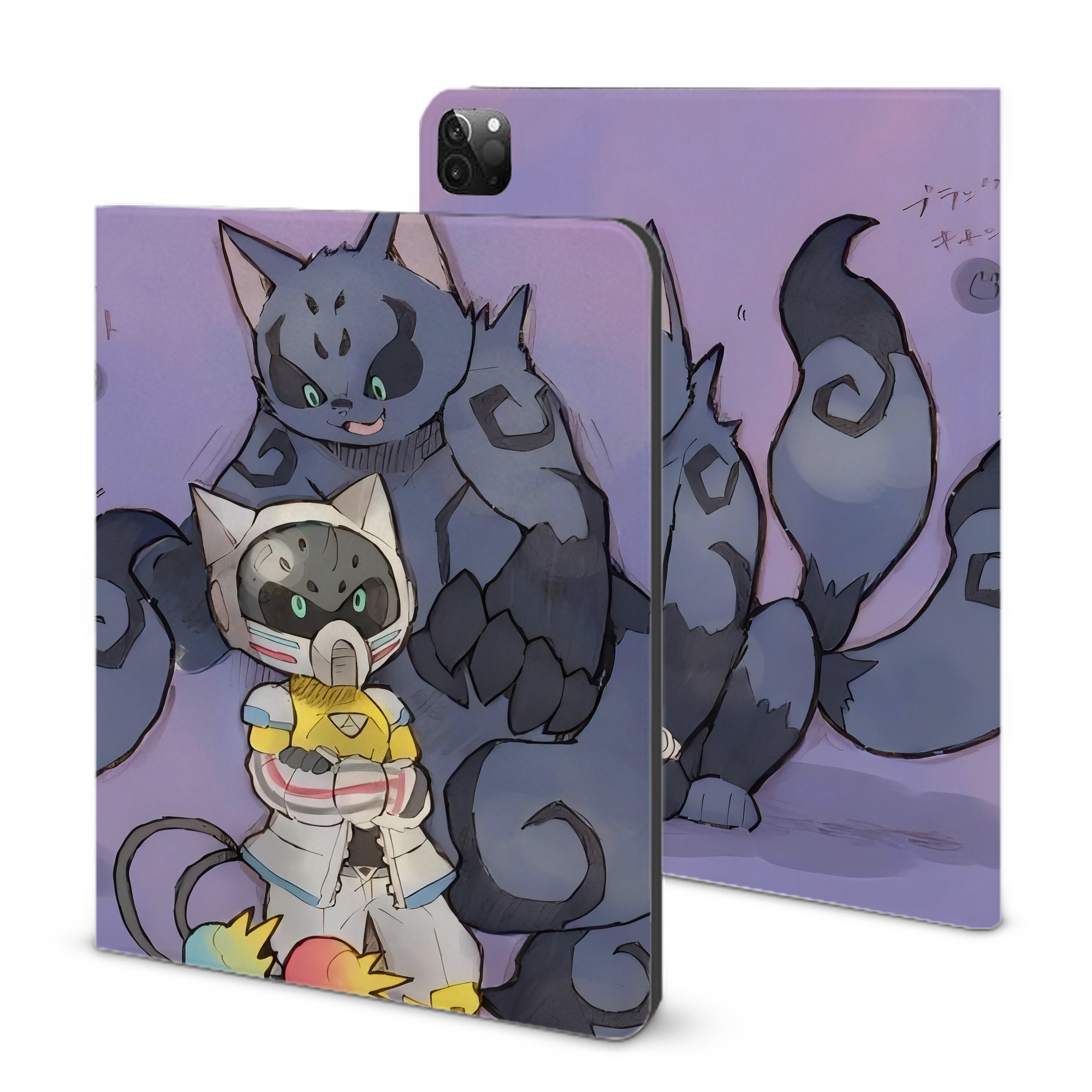 （画像用） 妖怪ウォッチ Yo-kai Watch IPadケース ペンホルダー付き ブックスタイルデザイン